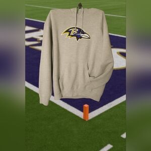 Baltimore Ravens Gray Hoodie – Adult Size (Unisex) 🔥